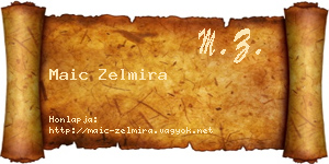 Maic Zelmira névjegykártya